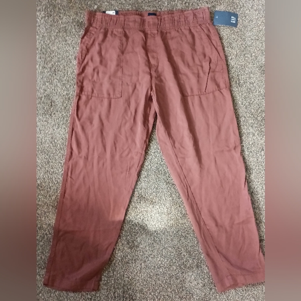 GAP linen Tencel pants NWT